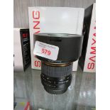 BOXED SAMYANG 2.8/14MM ED AS IF UMC LENS (CANON)