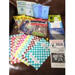 ASSORTED QPR FOOTBALL PROGRAMMES FROM 1960'S ETC,