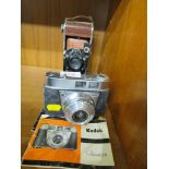 KODAK RETINETTE IA CAMERA WITH MANUAL AND VARIO GAUTHER VINTAGE FOLDING CAMERA