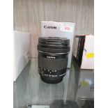 BOXED CANON EFS 10-18MM F4.5-5.6 IS STM LENS