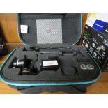 CASED YI HAND-HELD GIMBLE WITH ACTION CAMERA