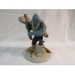 ENCHANTICA COMPOSITE SNOW TROLL WITH HAMMER