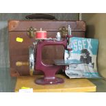 ESSEX MINIATURE SEWING MACHINE WITH CARRY CASE