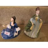 TWO ROYAL DOULTON FIGURINES - 'ROSALIND' HN2393 AND 'PREMIERE' HN2343