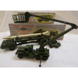 Dinky Supertoys 667 Missile Servicing Platform Vehicle (with box lid) and Dinky Supertoys 666