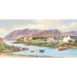 Terence Anton (b1923) - Plockton, Rosshire, Scotland, oil on canvas, signed Anton lower left, (