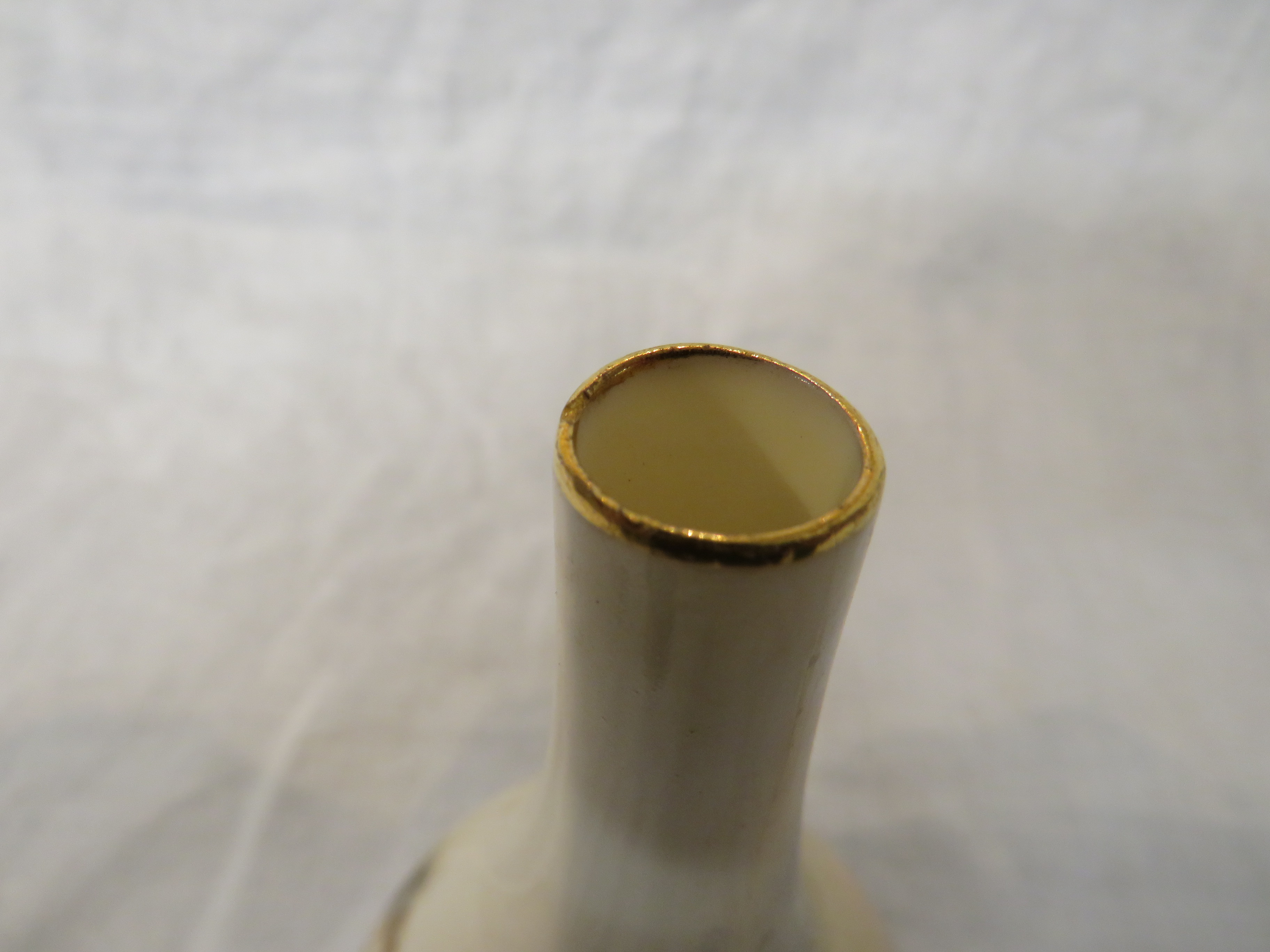 Royal Worcester porcelain stoppered bottle vase, painted with male and female pheasant in - Image 6 of 8