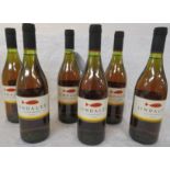 Six bottles of Jindalee Chardonnay 2000 with box