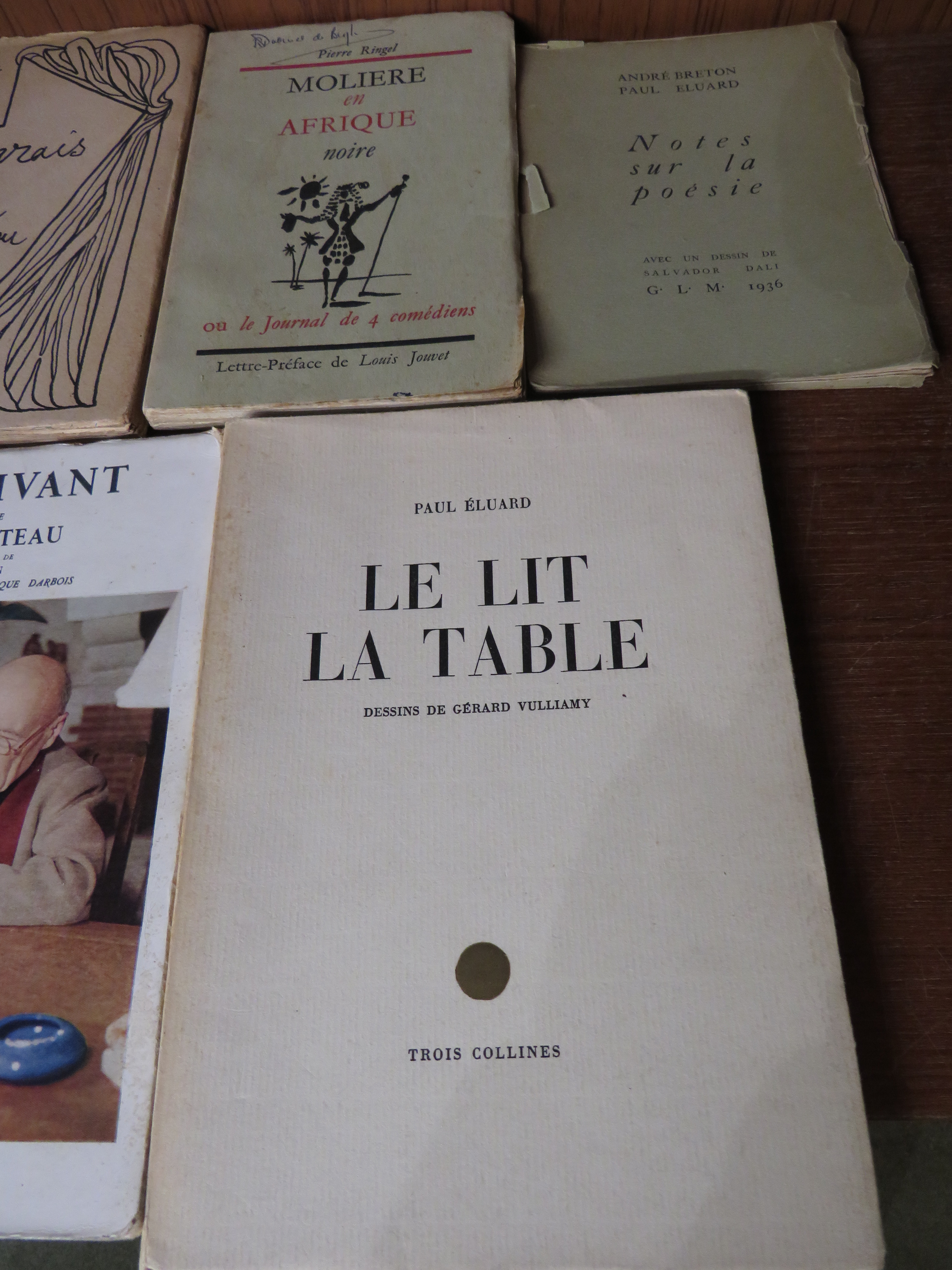 Paul Eluard - Le Lit la Table, dessins de Gerrard Vulliamy, Trois Collines, 1946, numbered 753; - Image 4 of 4