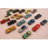 Eight Corgi Toys vehicles - two Chevrolet Impala, Riley Pathfinder, Studebaker Golden Hawk, Fiat