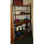 LADDERAX UNIT WITH MULTIPLE SHELVES AND SINGLE DRAWER