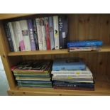 TWO SHELVES OF BOOKS INCLUDING AUTOBIOGRAPHIES