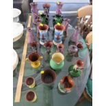 SELECTION OF TORQUAY WARE DECORATIVE CERAMIC VASES AND JUGS