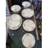NEW HALL POTTERY PART DINNER SERVICE