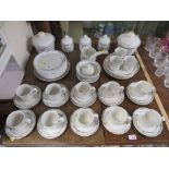 ROYAL DOULTON 'FRESH FLOWERS' PART DINNER AND TEA SERVICE