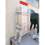 ABRU ALUMINIUM FOLDING PLATFORM LADDER