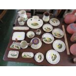 SELECTION OF DEVON TORQUAY POTTERY MOTTO WARE