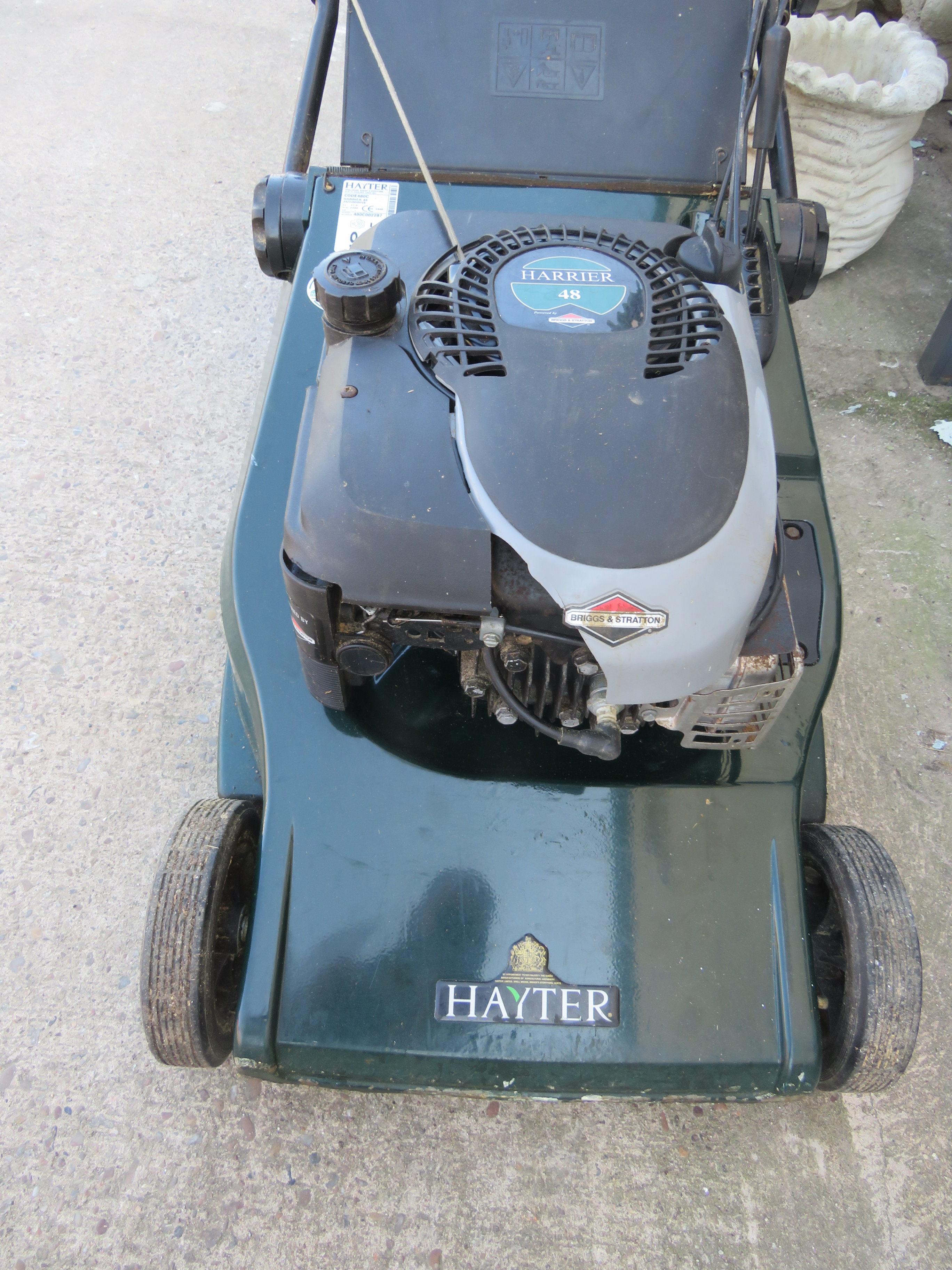 HAYTER HARRIER 48 AUTO DRIVE PETROL LAWN MOWER - Image 2 of 2