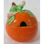 Clarice Cliff Newport Pottery marmalade pot modelled as an orange