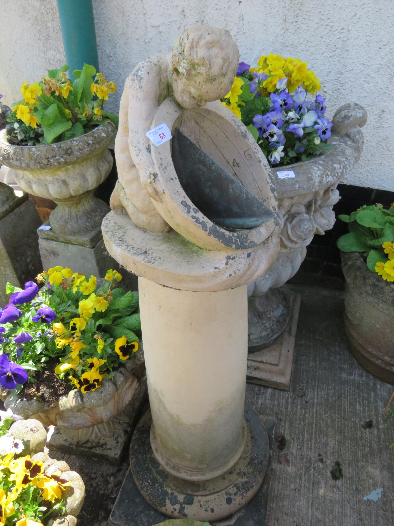 HOLLOW COMPOSITE STONE COLUMN AND STAND