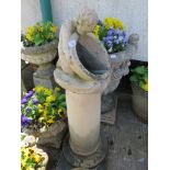 HOLLOW COMPOSITE STONE COLUMN AND STAND