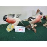 TWO BESWICK BIRDS - CHAFFINCH 991 AND BULLFINCH 1042