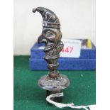 SILVER MR PUNCH FINIAL, BIRMINGHAM ASSAY