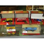 FIVE BOXED MODELS OF YESTERYEAR (MATCHBOX AND LESNEY) INCLUDING 1905 FOWLER SHOWMAN'S ENGINE