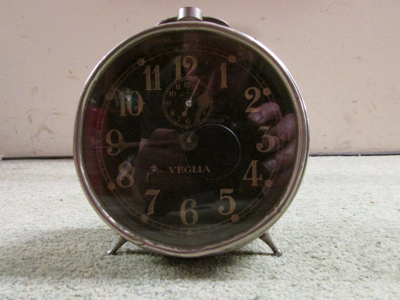 VINTAGE VEGLIA ITALIAN MADE ALARM CLOCK