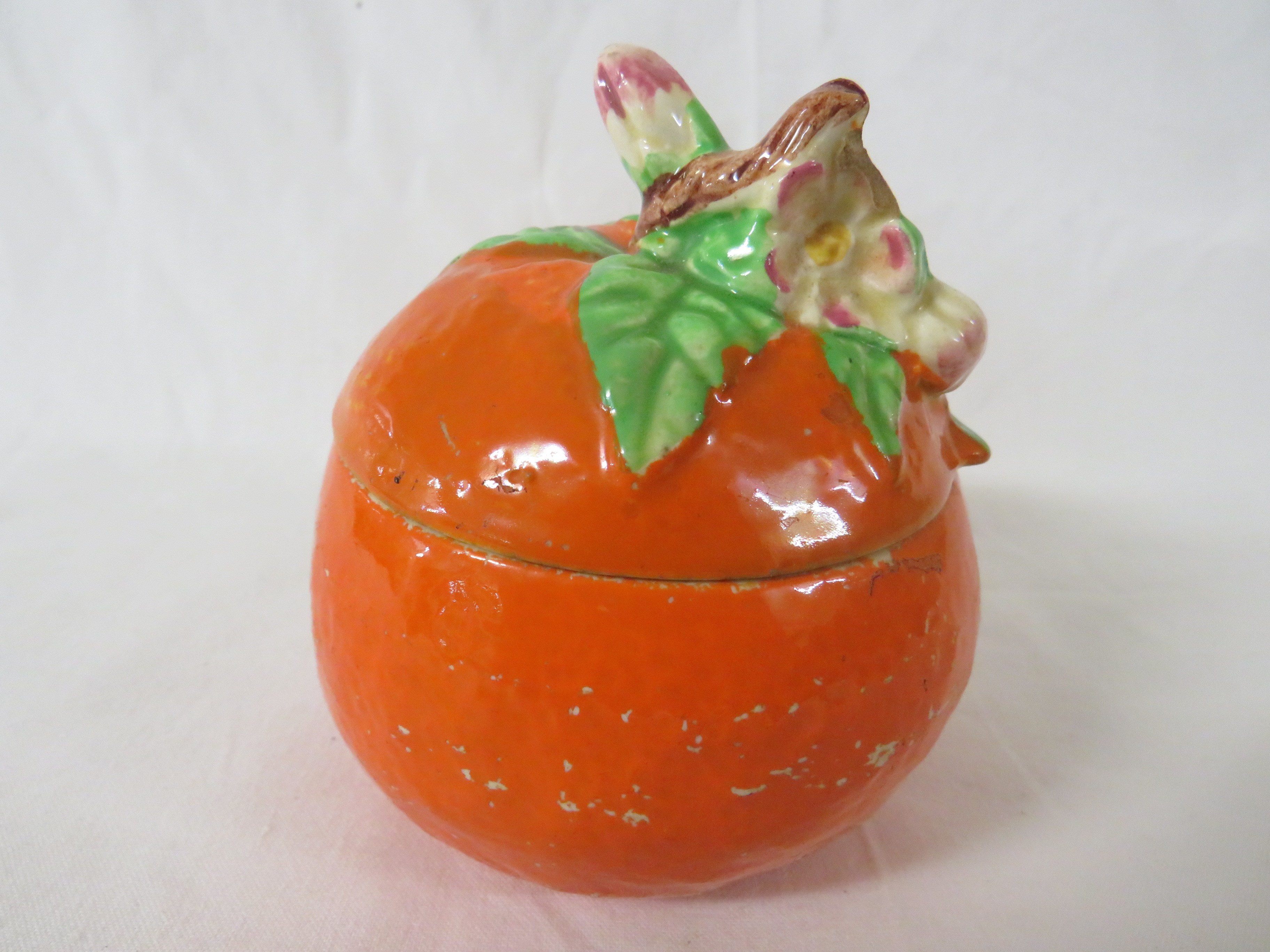 Clarice Cliff Newport Pottery marmalade pot modelled as an orange - Image 2 of 6