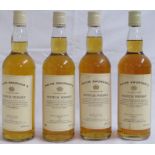 Four bottles of Mayor Sworder's Scotch whisky, 70cl