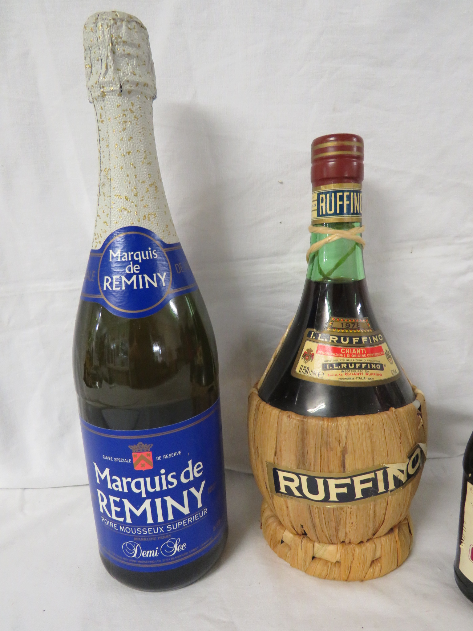 Bottle of Marquis de Reminy Cuvee Speciale de Reserve 75cl, bottle of I. L. Ruffino 1978 Chianti 0. - Image 2 of 3