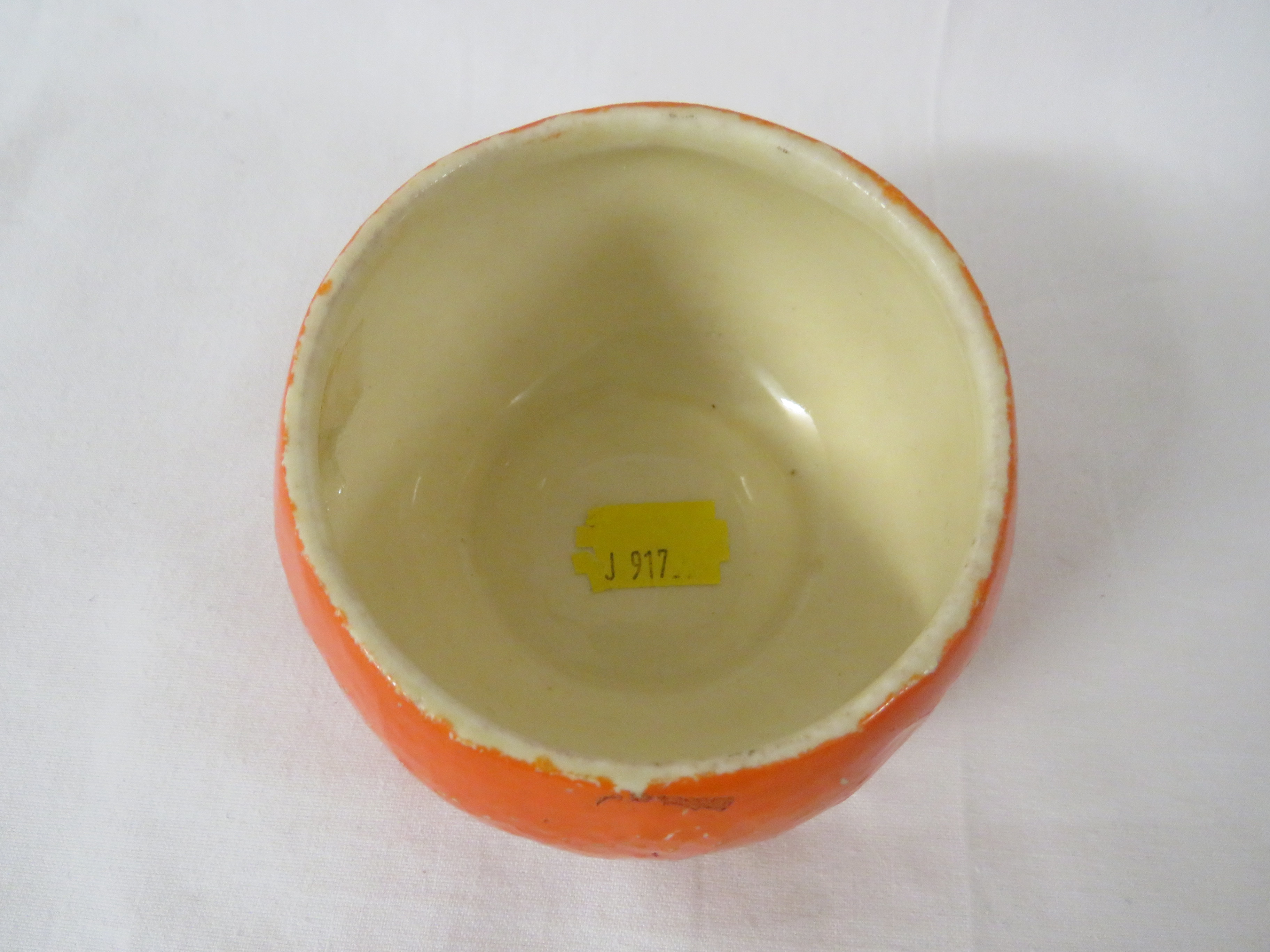 Clarice Cliff Newport Pottery marmalade pot modelled as an orange - Image 3 of 6