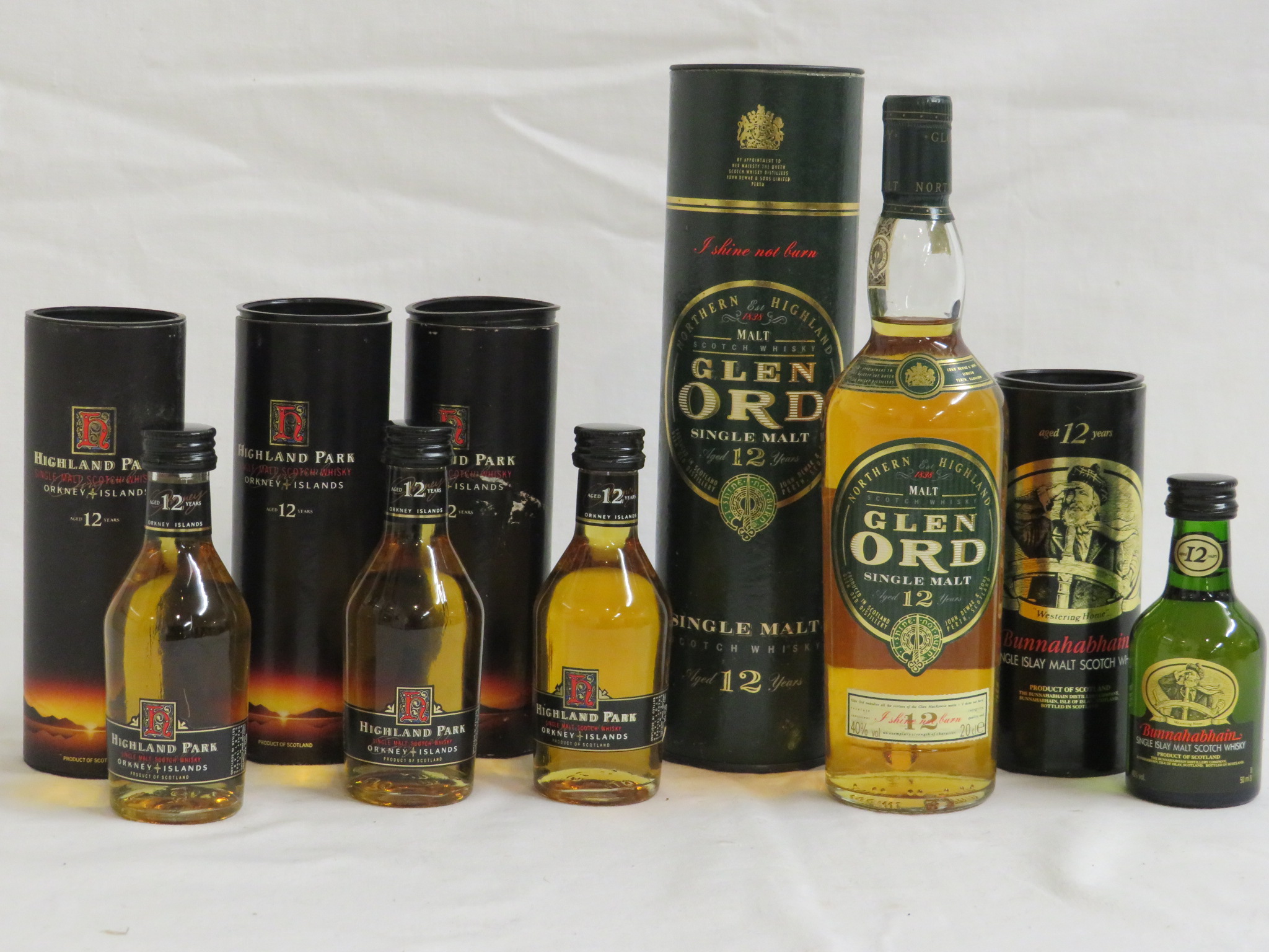 Selection of whisky miniatures and presentation packs including boxed Glen Ord single malt 20cl, two - Image 3 of 4