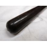 HARDWOOD POLICE TRUNCHEON STAMPED 'M P'