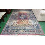 LARGE PATTERNED IZMIR FLOOR RUG (A/F) (APPROXIMATELY 270CM x 180CM)