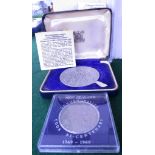 ROYAL MINT HALLMARKED SILVER WESTMINSTER 900TH ANNIVERSARY COMMEMORATIVE MEDAL IN PRESENTATION BOX