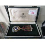 UNIVERSITY OF EDINBURGH MEDAL IN MASONIC SPENCER & CO CASE