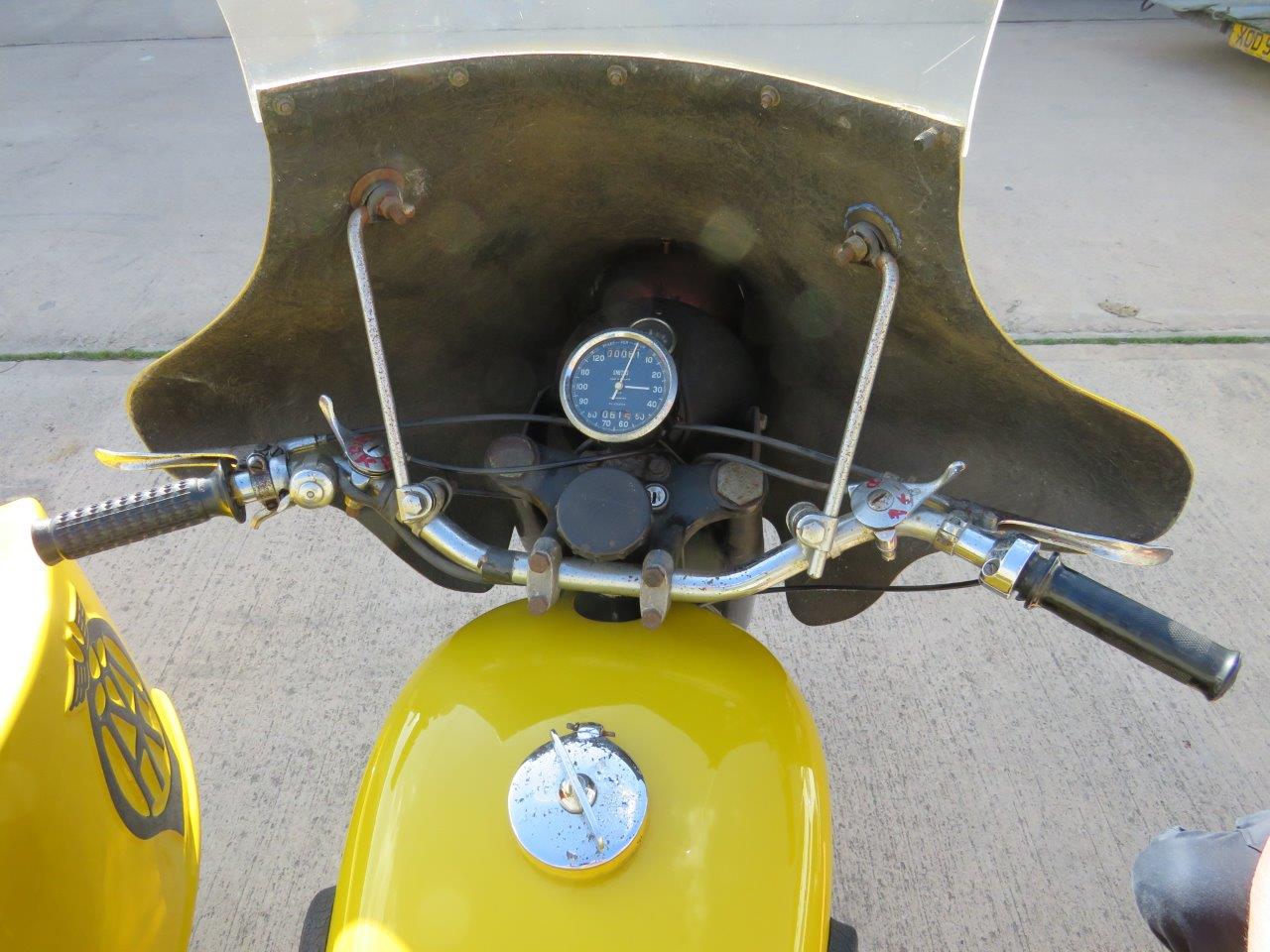 1959 BSA 591cc AA motorcycle and sidecar, registration number WLN 228, with a Pye Telecommunications - Image 12 of 15