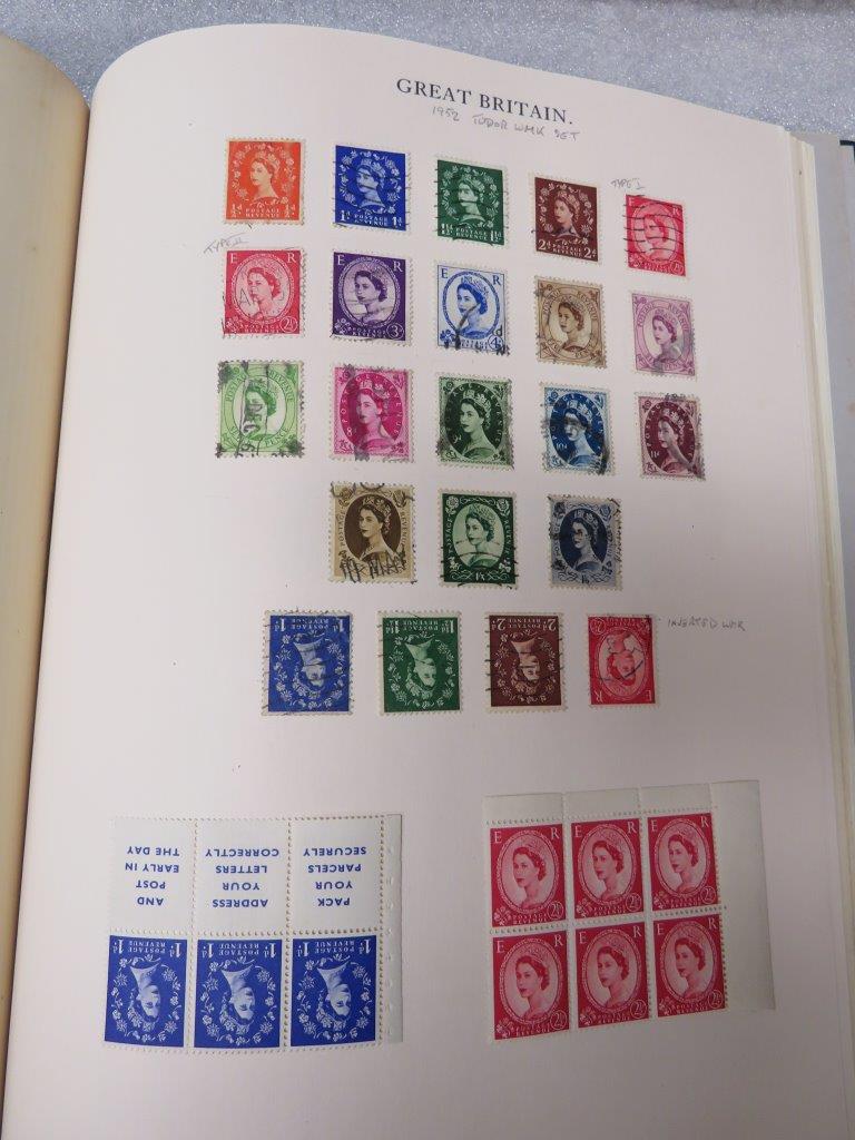 Green Windsor album of Great Britain including six Penny Blacks and fourteen 2d Blues - Image 9 of 12