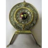 Royal Automobile Club Associate's brass badge with Devon & Cornwall Automobile Club roundel to the