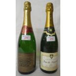 Jean Louis Bredon Champagne cuvee, 12.5%, 75cl (one bottle); and Duc de Rocher Champagne, 12.5%,