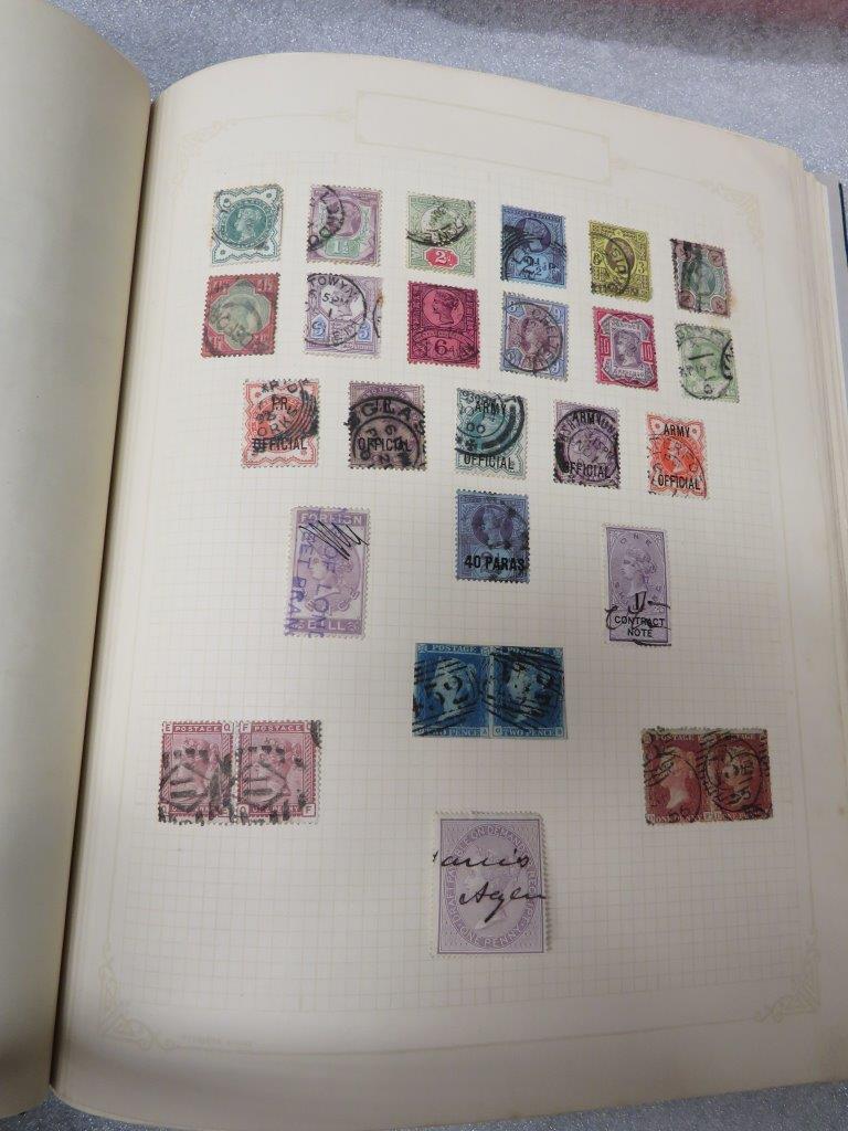 Green Windsor album of Great Britain including six Penny Blacks and fourteen 2d Blues - Image 7 of 12