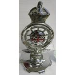 Royal Automobile Club Edwardian badge, enamelled Union Jack to the reverse, 13.5cm, mounted on a