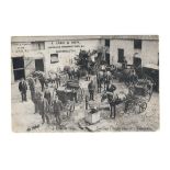 POSTCARD 'J. LAKE & SONS, CARRIAGE PROPRIETORS, ETC, SIDMOUTH' POSTMARKED 12.15PM JU 7 09, ADDRESSED