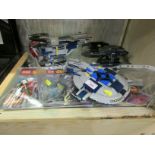 THREE LEGO STAR WARS SETS - DROID GUNSHIP, VULTURE DROID AND ONE OTHER (ALL WITH INSTRUCTIONS AND