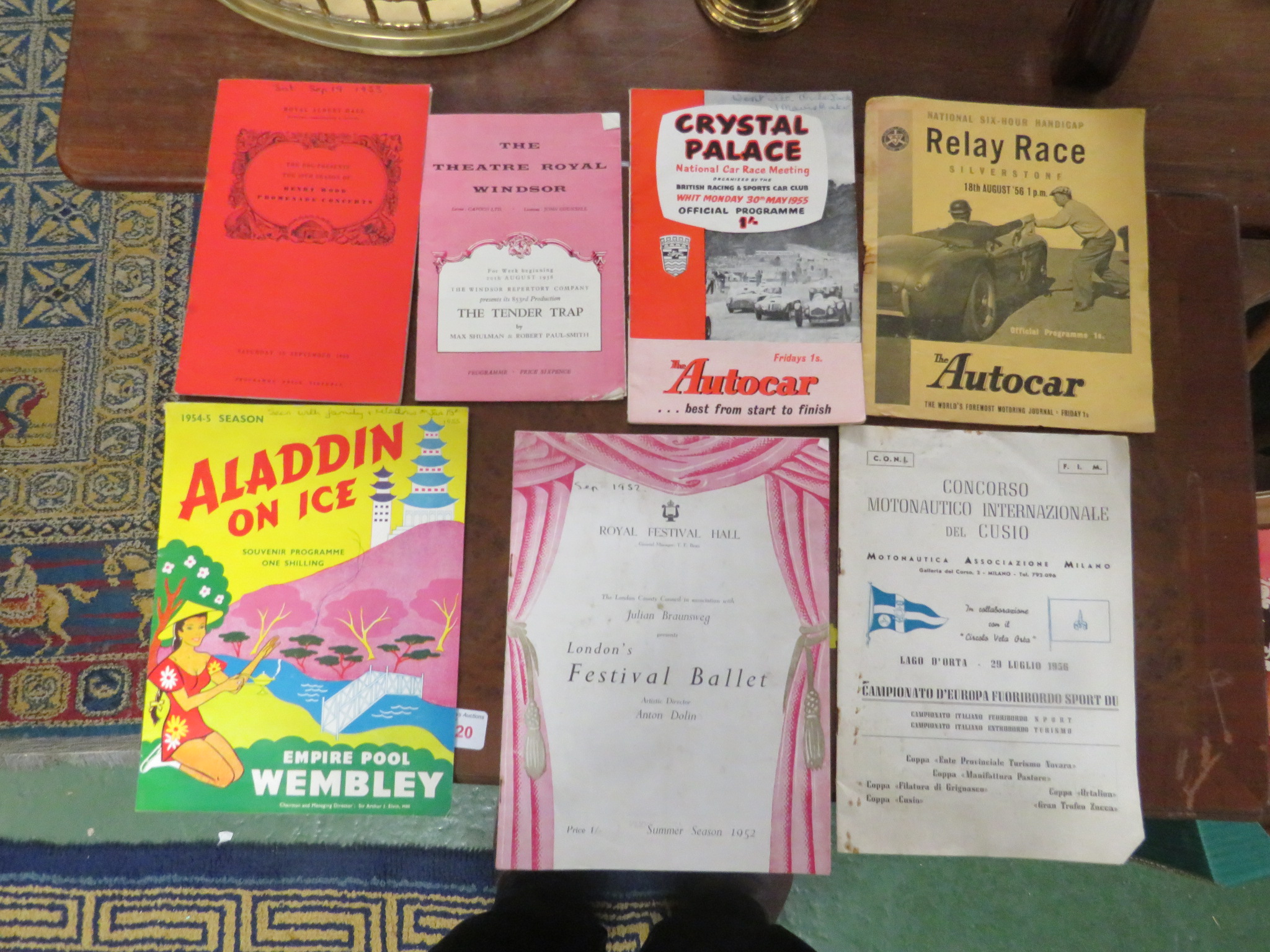 SELECTION OF VINTAGE MOTOR RACING PAMPHLETS AND GUIDES, TOGETHER WITH THEATRE PROGRAMS - Image 3 of 4