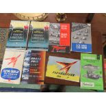 SELECTION OF VINTAGE MOTOR RACING PAMPHLETS AND GUIDES, TOGETHER WITH THEATRE PROGRAMS