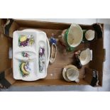 A mixed collection of items to include Beswick 1638 hors d'oeuvres plates and similar character