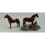 Beswick The Dartmoor Family Tableau piece, comprising Warlord, Another Star and Another Bunch,